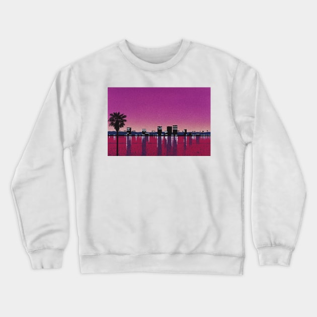 Hiroshi Nagai City Pop - Hiroshi Nagai artwork - Hiroshi Nagai Drugstore - The Limelight monolog Crewneck Sweatshirt by QualityArtFirst